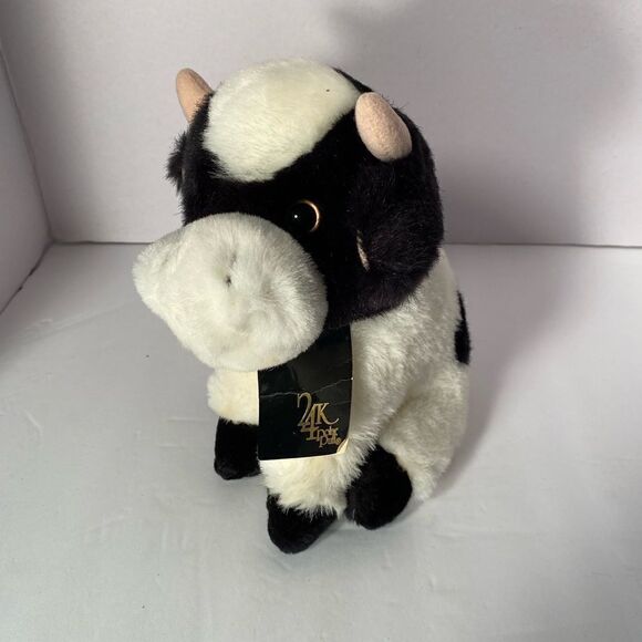 Vintage dead stock NWT 1990s 24k Polar puff special effects Tammy the cow 8 inch - Picture 2 of 6